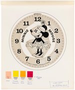 "MINNIE MOUSE" BRADLEY WATCH ORIGINAL ART.