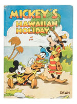 "MICKEY'S HAWAIIAN HOLIDAY" ENGLISH HARDCOVER.