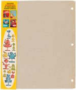 QUAKER "WINNIE THE POOH HUNNY MUNCH" CEREAL BOX PANELS WITH "WIGGLY" FIGURE OFFER.