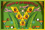 WORLD WAR II POOSH-M-UP BAGATELLE" GAME.