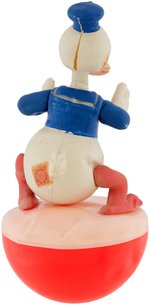 DONALD DUCK LARGE CELLULOID ROLY POLY FIGURE.