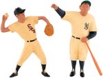 HARTLAND BASEBALL FIGURES BABE RUTH & NELLIE FOX PAIR.