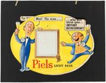 "PIELS LIGHT BEER" SIGN PROTOTYPE ORIGINAL ART PAIR FEATURING BERT & HARRY.