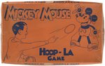 "MICKEY MOUSE HOOP-LA GAME" WITH RARE BOX.