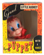 "LITTLE AUDREY" GUND BOXED PUPPET.