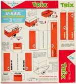 GENERAL MILLS "TRIX RACING BIKE" CEREAL BOX BACK PREMIUM PROTOTYPE ORIGINAL ART.