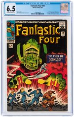 "FANTASTIC FOUR" #49 APRIL 1966 CGC 6.5 FINE+.