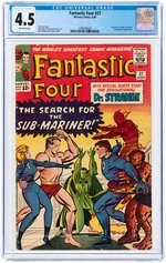 "FANTASTIC FOUR" #27 JUNE 1964 CGC 4.5 VG+.