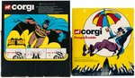 CORGI PENGUINMOBILE & BATBIKE BOXED PAIR.