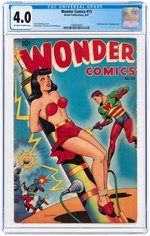 "WONDER COMICS" #13 AUGUST 1947 CGC 4.0 VG.