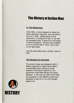 "ACTION MAN" LIVE ACTION MOVIE PROPOSAL PACKAGE W/FIGURE, BOOKLET AND VIDEO IN PRESENTATION CASE.