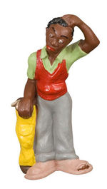 RARE BLACK CADDY FIGURE BY L. L. RITTGERS.