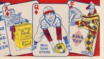 NEGRO LEAGUE INDIANAPOLIS CLOWNS VS KANSAS CITY MONARCHS 1953 WINDOW CARD.