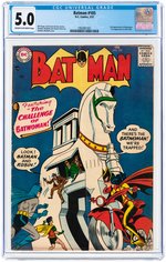 "BATMAN" #105 FEBRUARY 1957 CGC 5.0 VG/FINE.