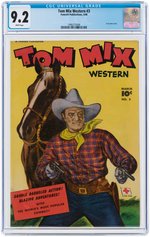 "TOM MIX WESTERN" #3 MARCH 1948 CGC 9.2 NM-.