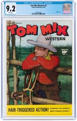 "TOM MIX WESTERN" #2 FEBRUARY 1948 CGC 9.2 NM-.