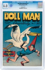 "DOLL MAN QUARTERLY" #7 FALL 1943 CGC 6.0 FINE.