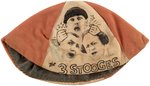 "THE 3 STOOGES" SIGNED BEANIE CAP.