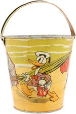 MICKEY MOUSE & FRIENDS EMBOSSED SAND PAIL.