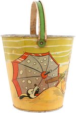 MICKEY MOUSE & FRIENDS EMBOSSED SAND PAIL.