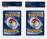 1999 POKEMON FOSSIL FIRST EDITION LOT OF TWO HOLO PSA GEM MINT 10.