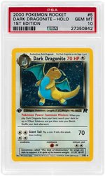 2000 POKEMON ROCKET DARK DRAGONITE #5 HOLO FIRST EDITION PSA GEM MINT 10.