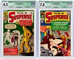 "TALES OF SUSPENSE" #45 & #52 LOT OF TWO CGC QUALIFIED (FIRST BLACK WIDOW).