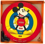 "MICKEY MOUSE TARGET GAME" BOXED LARGE VARIETY.