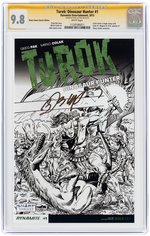 "TUROK: DINOSAUR HUNTER" #1 2014 SHARP COMICS SKETCH EDITION CGC 9.8 NM/MINT SIGNATURE SERIES.