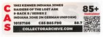 "RAIDERS OF THE LOST ARK - INDIANA JONES IN GERMAN UNIFORM" 9 BACK-B UNCIRCULATED CAS 85+.