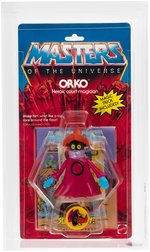 "MASTERS OF THE UNIVERSE - ORKO" SERIES 3/12 BACK CAS 85+.