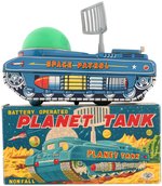 "PLANET TANK" BOXED BATTERY-OPERATED TOY.
