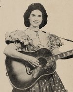 RAY PRICE & KITTY WELLS 1961 GRAND OLE OPRY CONCERT POSTER.