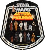 "STAR WARS ACTION FIGURES" 1977 BELL HANGER ADVERTISING STORE DISPLAY SIGN.