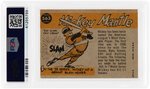 1960 TOPPS MICKEY MANTLE ALL STAR #563 PSA NM 7(OC).