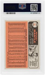 1966 TOPPS MICKEY MANTLE #50 PSA EX-MT 6.