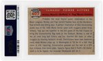 1957 TOPPS MANTLE/BERRA YANKEES' POWER HITTERS #407 PSA EX 5.