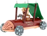 "RUBBLE'S WRECK FROM THE FLINTSTONES" BOXED MARX FRICTION TOY.