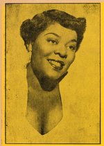 DINAH WASHINGTON 1950s CONCERT POSTER TOUR BLANK.