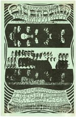 BIG BROTHER AND THE HOLDING COMPANY WITH JANIS JOPLIN 1968 CONCERT HANDBILL.