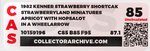 "STRAWBERRYLAND MINIATURES" LOT OF TEN UNCIRCULATED CAS GRADED CARDED PVC FIGURES.