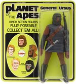 MEGO PLANET OF THE APES GENERAL URSUS VARIANT PAIR ON CARDS.