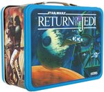 "STAR WARS: RETURN OF THE JEDI" UNUSED METAL LUNCHBOX WITH THERMOS.