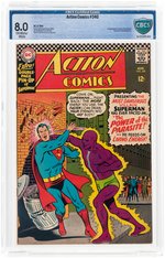 "ACTION COMICS" #340 AUGUST 1966 CBCS 8.0 VF (FIRST PARASITE).