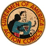 "SUPERMEN OF AMERICA" 1939 CLUB & RARE EMBLEM LOT.