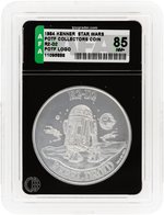 1984 KENNER STAR WARS POTF COLLECTORS COIN R2-D2 POTF LOGO AFA 85 NM+.