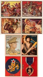 "FREEDOM'S WAR" TOPPS GUM CARD SET WITH TANK CARD VARIANT.