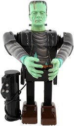 LARGE FRANKENSTEIN (BROWN SHOE VARIETY) MARX REMOTE CONTROLLED BATTERY TOY.