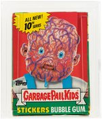 "GARBAGE PAIL KIDS 10TH SERIES" TOPPS CAS GRADED 80+ FULL DISPLAY BOX.