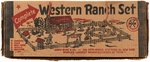 MARX "WESTERN RANCH SET" BOXED PLAYSET.